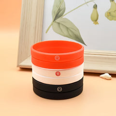 2pcs Smiling Face Bracelet Personality Wrist Band Couple's Hand Circle