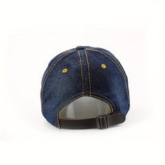 Rhinestone Cross Patch Baseball Cap Y2K Bling Dad Hat