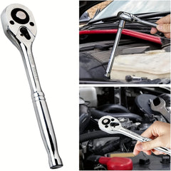 32 cm Quick Ratchet Wrench Set with Extension Lever