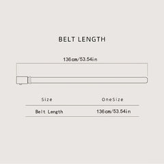 Y Letter Style Auto Buckle Men's Business Casual Leather Belt