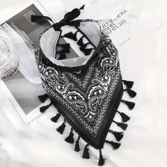 Bohemian Style Triangle Scarf Vintage Women Headband Hair Accessories