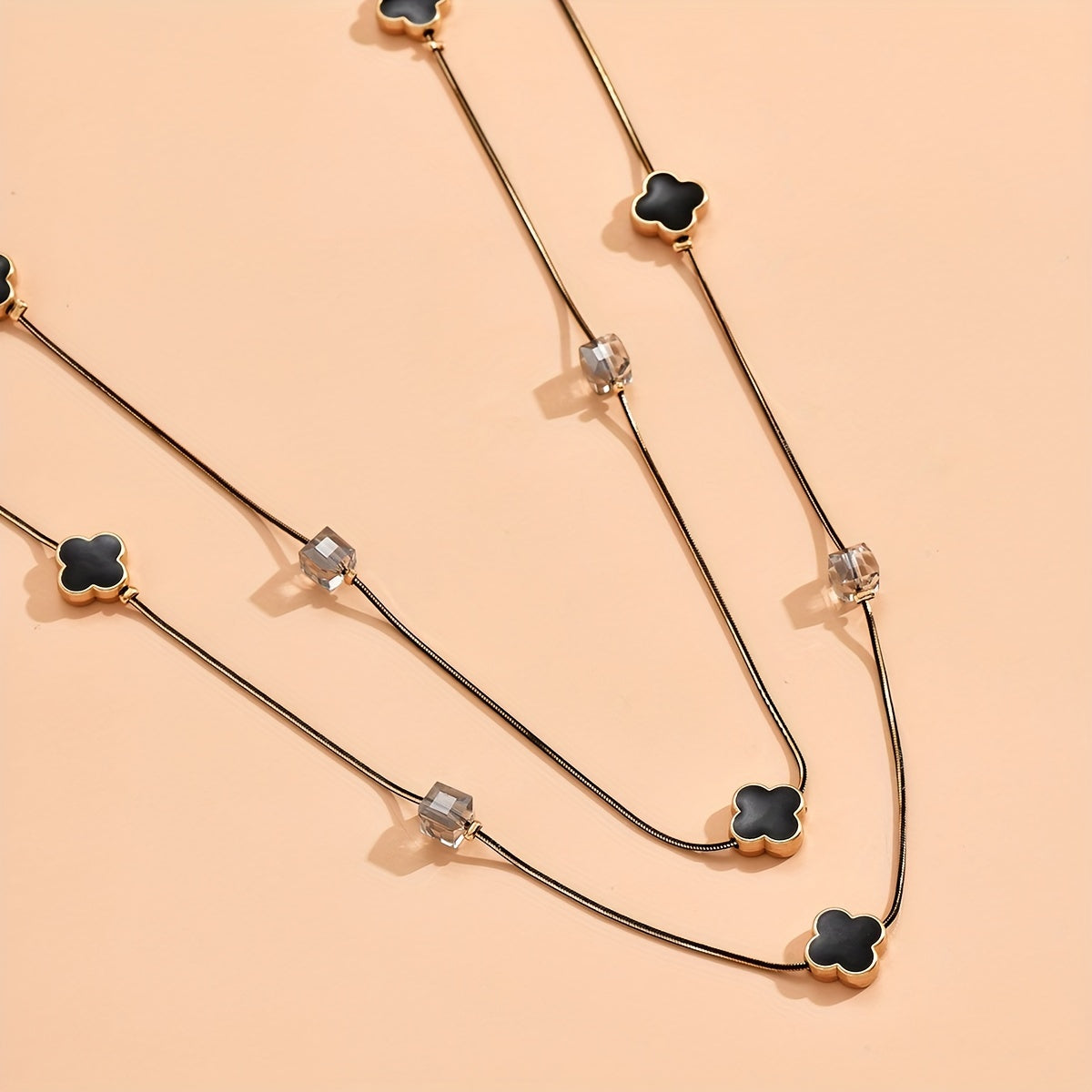 Women's Multilayer Leaf Necklace Long Necklace Party Gift