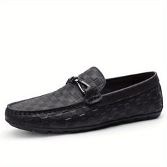 Men's Plaid Loafers Sneakers