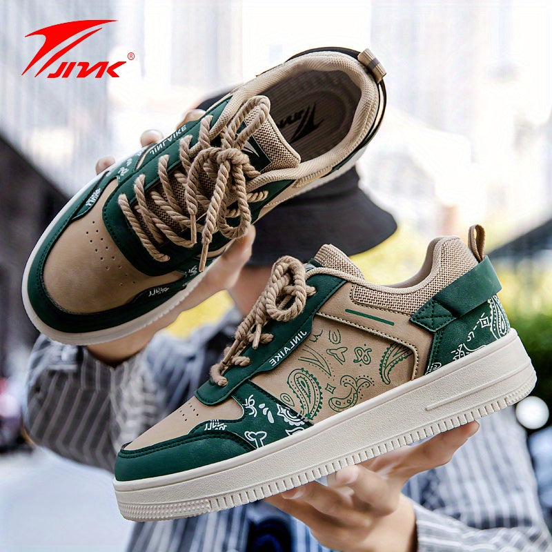 JNAK Men's Skate Shoes Casual Lace Up Sneakers Elevator Shoes