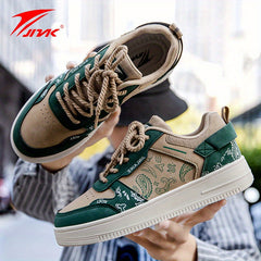 JNAK Men's Skate Shoes Casual Lace Up Sneakers Elevator Shoes