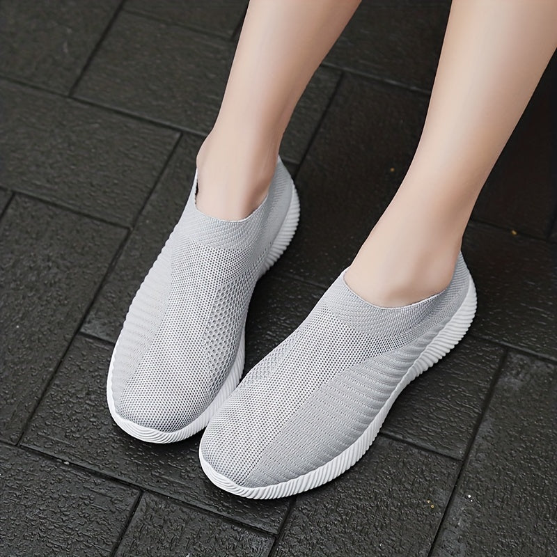 Women's Mesh Slip On Walking Shoes Lightweight Casual Sneakers