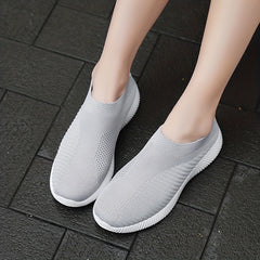 Women's Mesh Slip On Walking Shoes Lightweight Casual Sneakers