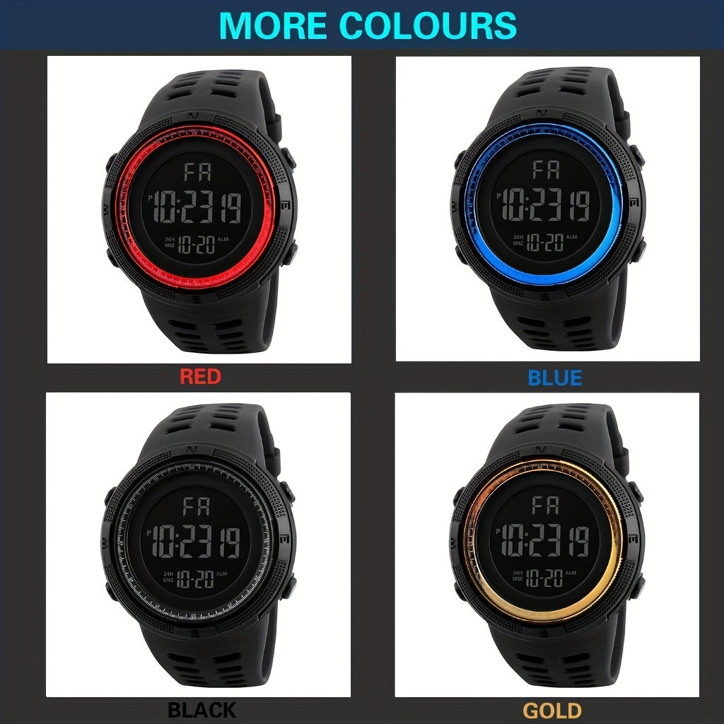 Men's Chronograph Electronic Watch Outdoor Sports Alarm Clock