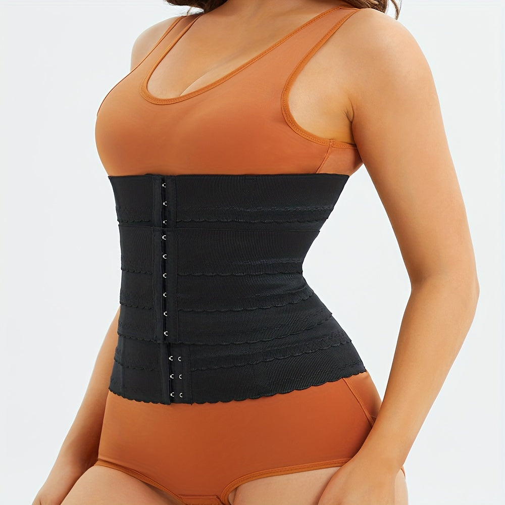 Front Buckle Waist Trainer Tummy Wrap Slim Girdle Belt Cincher