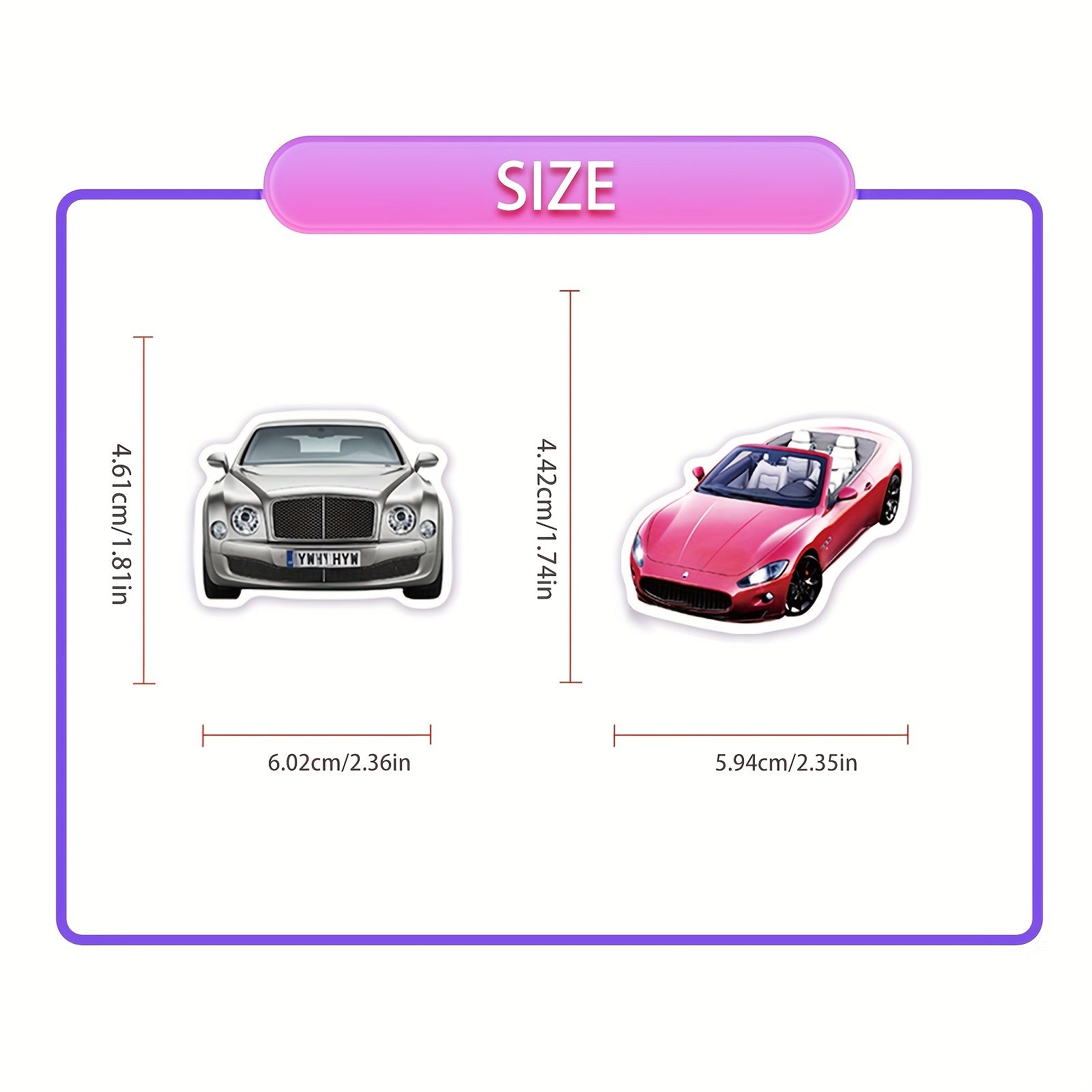 50pcs Racing Car Stickers Waterproof DIY Decorate Party
