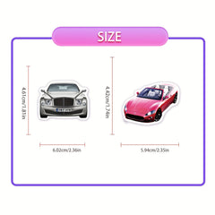 50pcs Racing Car Stickers Waterproof DIY Decorate Party
