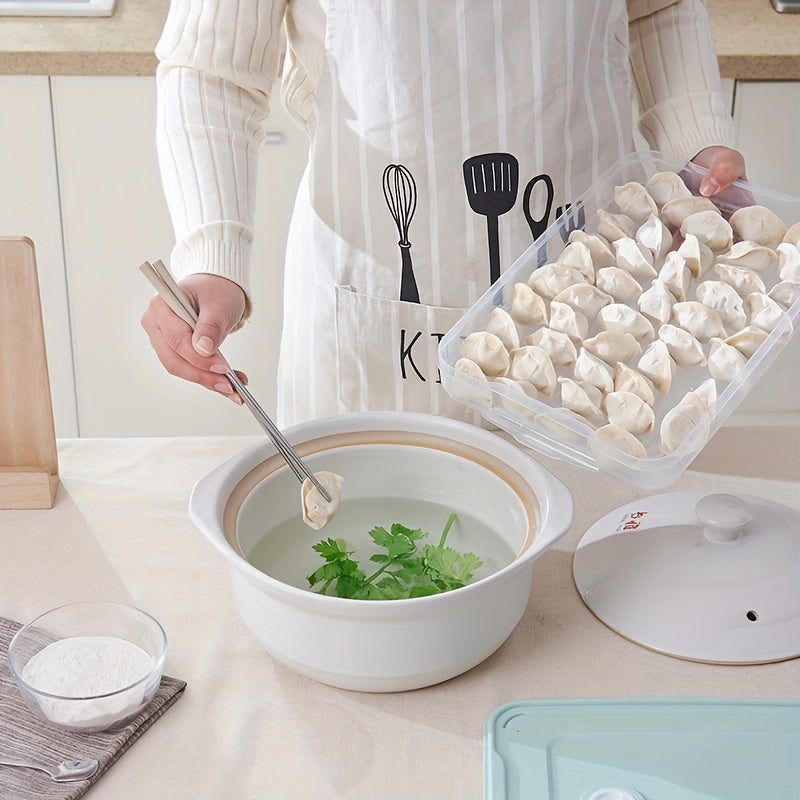 3-Layer Dumpling Fresh-keeping Box - Large Capacity Refrigerator Storage