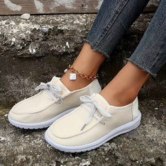 Women's Breathable Mesh Sneakers Casual Lace Up Outdoor Shoes