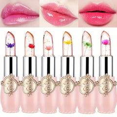 Color-Changing Dry Flower Jelly Lipstick