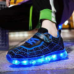 LED Light Up Sneakers Comfy Non Slip Chunky Shoes for Kids Outdoor