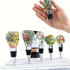 10pcs Resin Wine Bottle Stoppers Silicone Molds Set