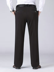 Men's Warm Stretch Dress Pants for Business