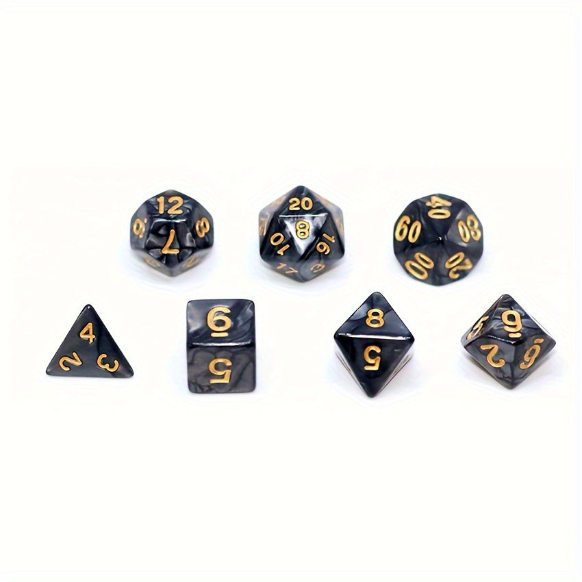 7pcs Faceted Dice Board Game TRPG Running Group Game Accessories