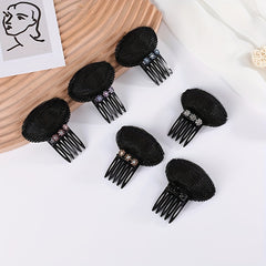 Women's Hair Comb with Cushion for Bangs Styling