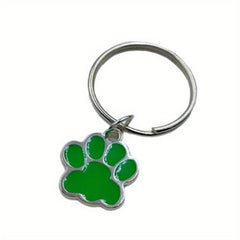 Cartoon Cat Dog Paw Enamel Keychain Animal Key Ring Purse Bag Charm