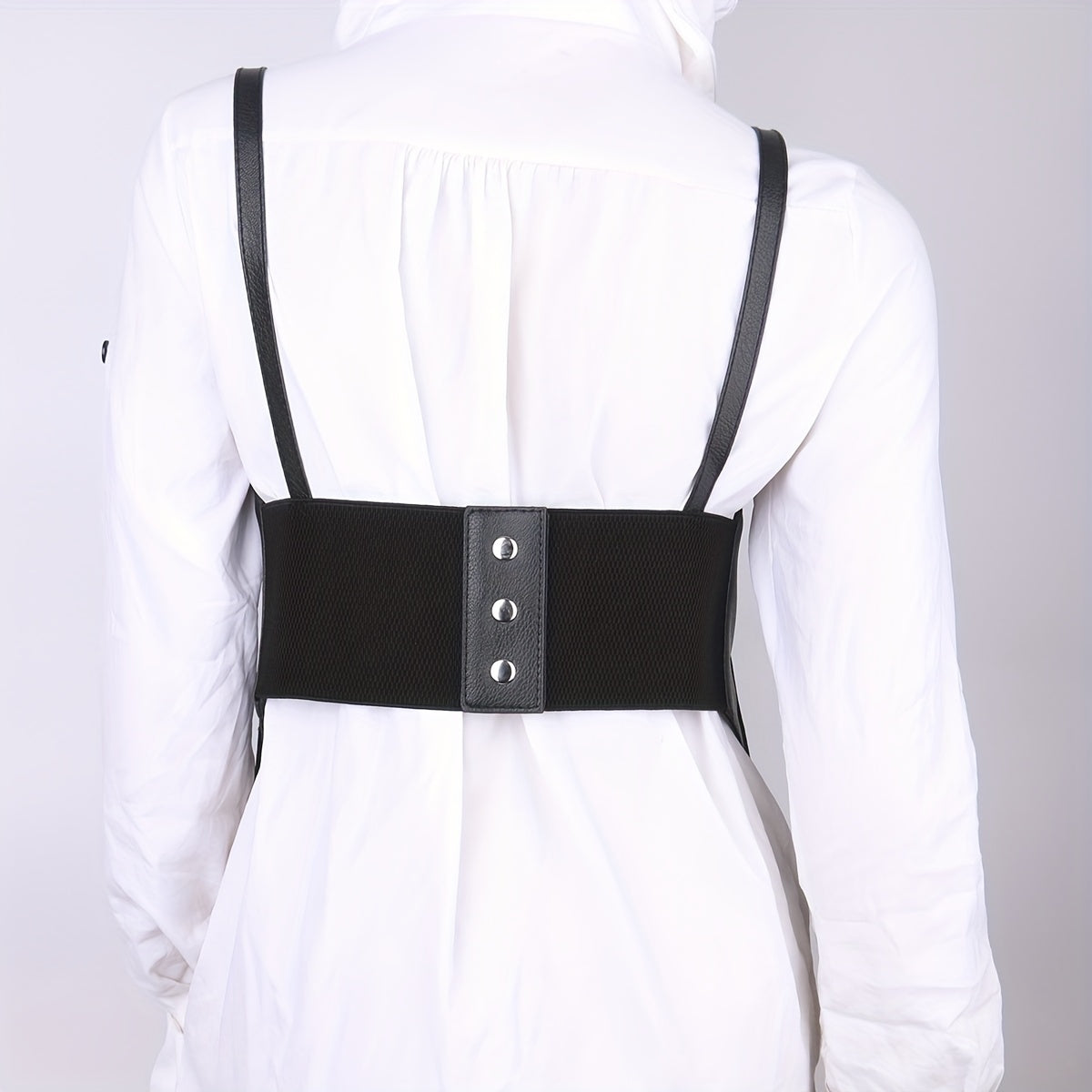  PU Harness Belt Steampunk Cinch Belt Corset