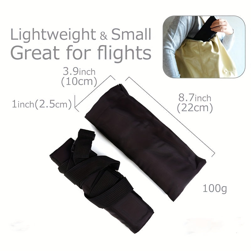 Portable Foot Rest for Travel Adjustable Foot Pad for Flights Trains Cars