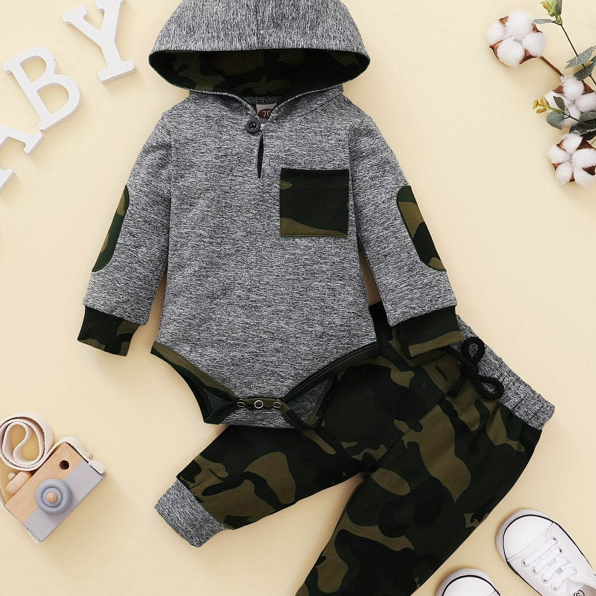 Toddler Baby Boy Hoodie Sweatshirt Pants Set