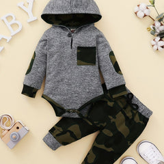 Toddler Baby Boy Hoodie Sweatshirt Pants Set