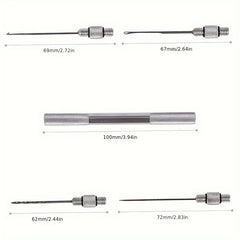 5pcs Carp Fishing Boilie Bait Drill Hair Rigs Baiting Needle Carp Rigs