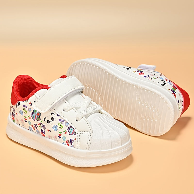 Cartoon Comfortable Sneakers for Baby Girls Lightweight Non Slip Shoes