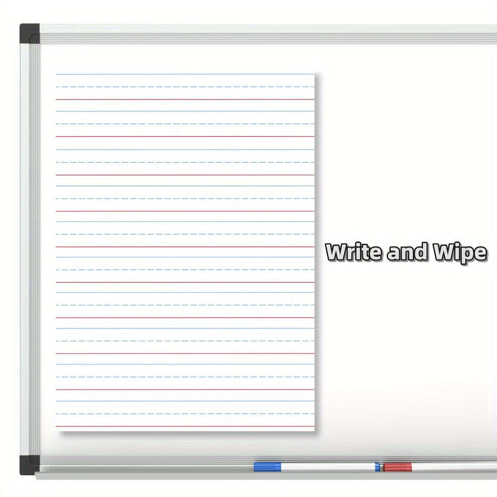 Lrg Laminated Dry Erase Posters Set 20x28in Reusable Easy Clean Durable Wri