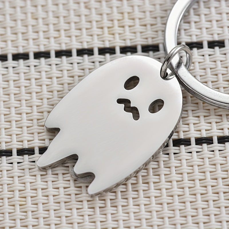 Cartoon Ghost Keychain Charm Purse Bag Backpack Car Key Pendant Halloween