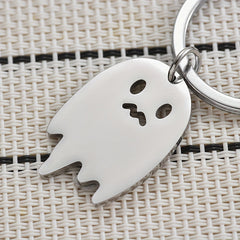 Cartoon Ghost Keychain Charm Purse Bag Backpack Car Key Pendant Halloween