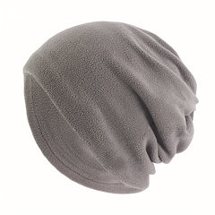 Soft Polar Fleece Pullover Hat with Neck Cover for Winter