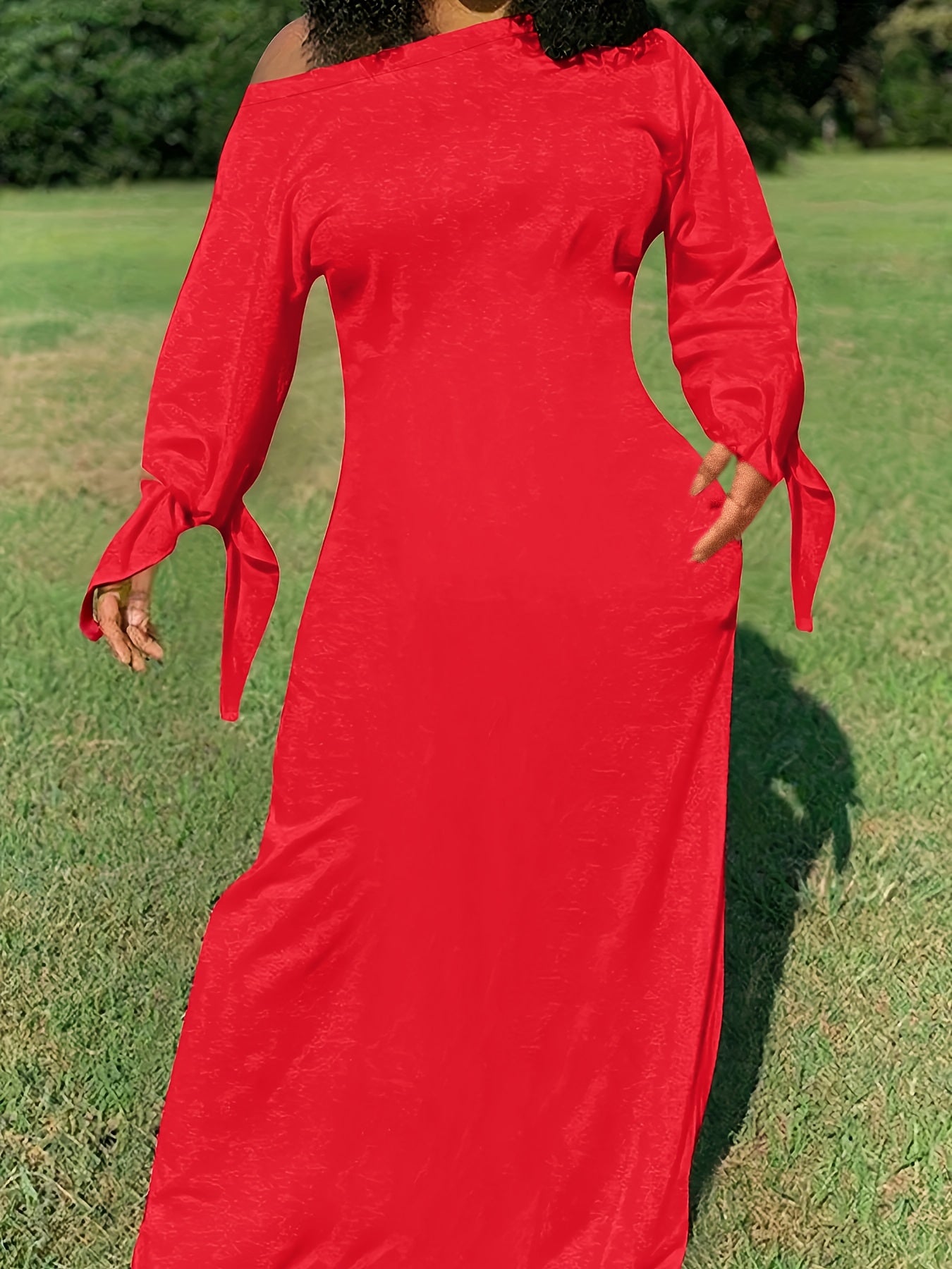  Sexy One Shoulder Maxi Dress