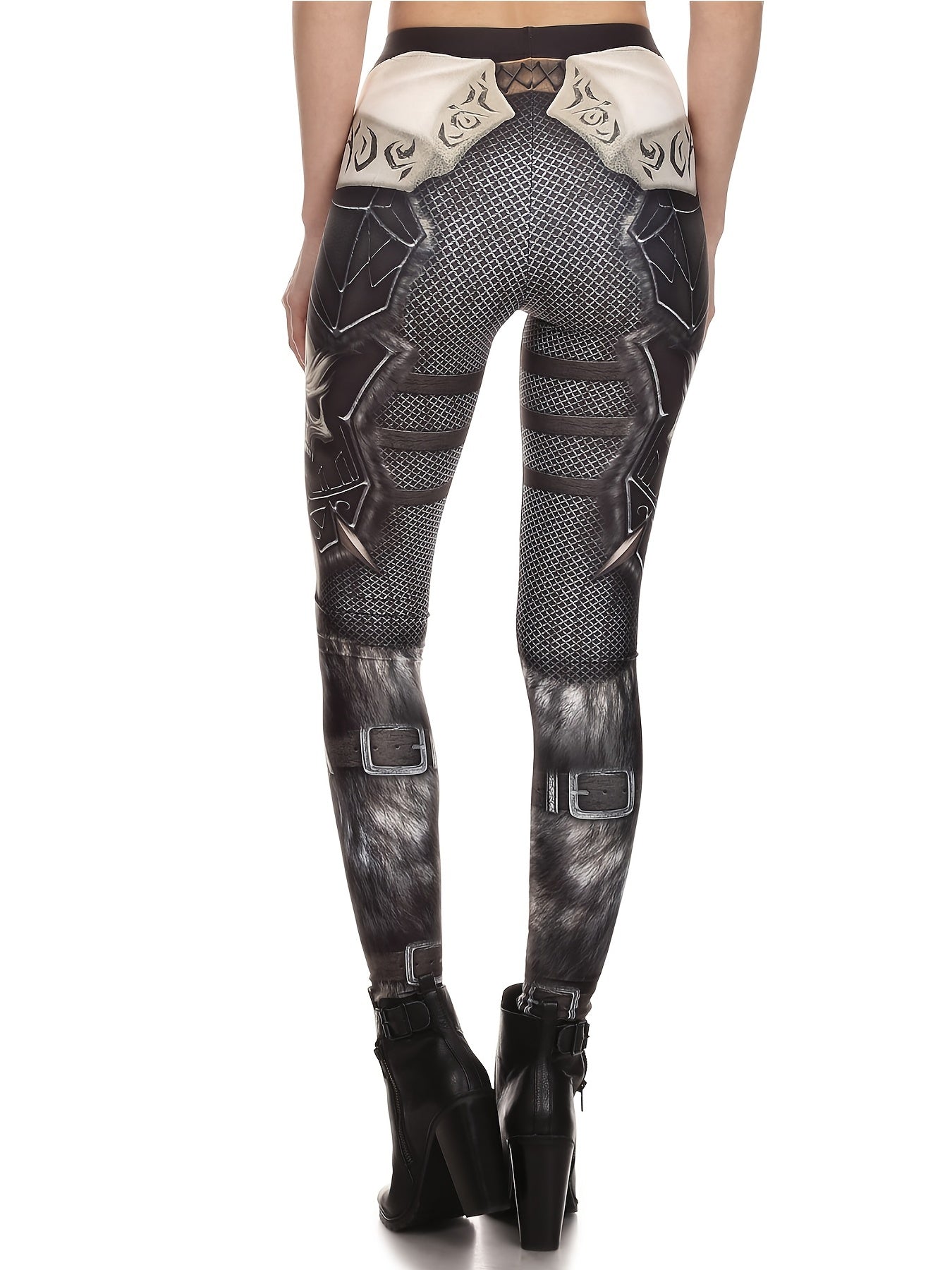 Sexy Digital Print Leggings Casual High Waist Slim Leggings