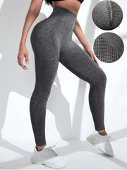 3PC Seamless High Elastic Sports Tights Fitness Hip Pants