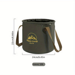 1pc Portable Foldable Bucket for Outdoor Adventures