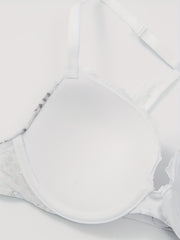  Sexy Leopard Print Lace Underwire Bra Push Up Padded Bow Bralette
