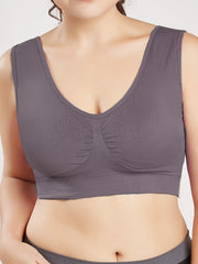  Seamless Bra Women's Full Coverage Adjustable Bralette