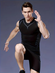 Men's Quick Dry Tank Top Active Mid Stretch Sleeveless Shirt