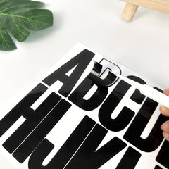 3 Sheets 3" Letter Stickers Large Size DIY Car Wall School Decoration