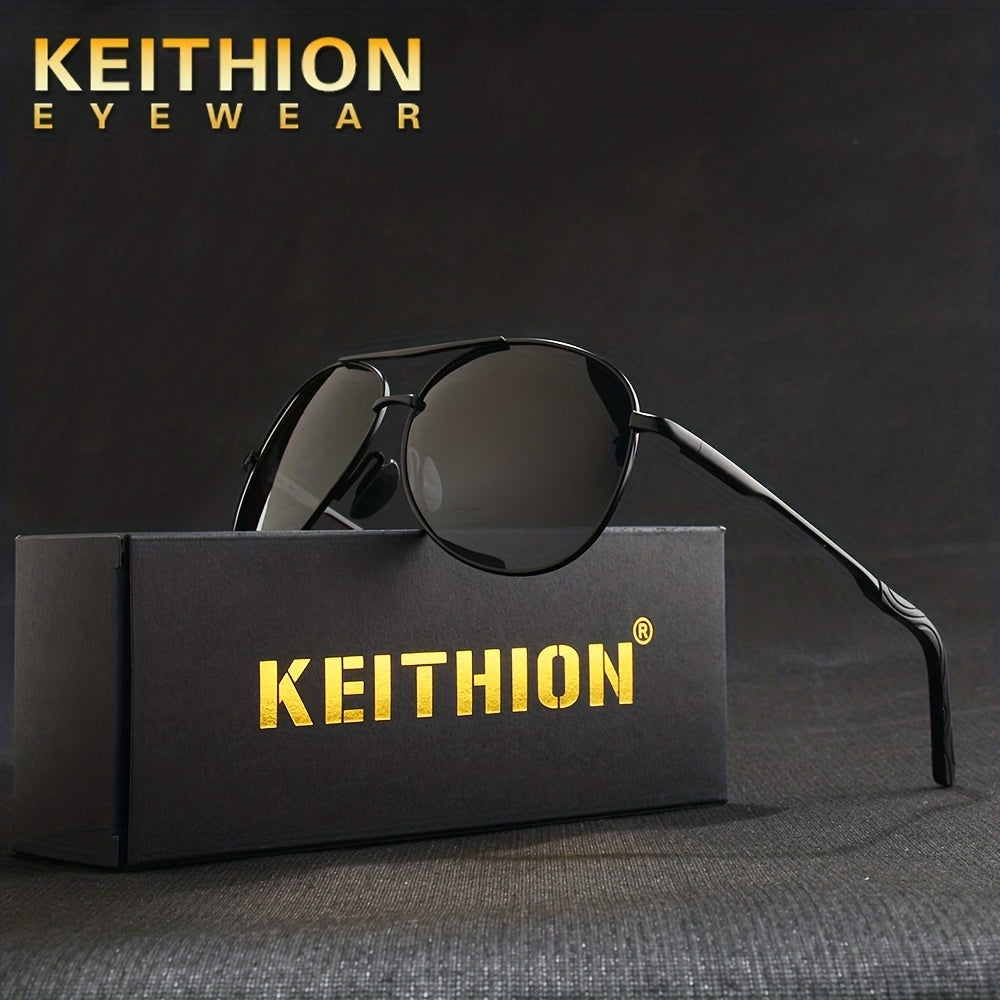 KEITHION Aviator Sunglasses Polarized UV Protection Lightweight