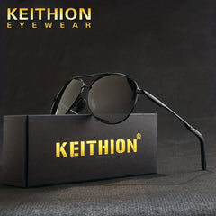 KEITHION Aviator Sunglasses Polarized UV Protection Lightweight