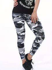  Camo Print Tummy Control Leggings