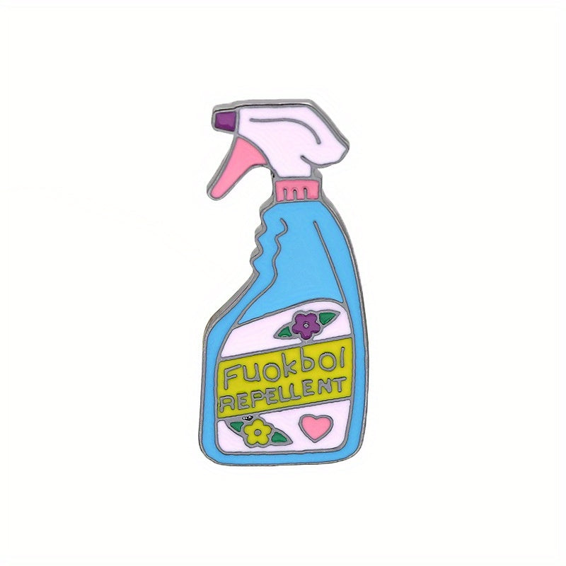 Novelty Laundry Detergent Bottle Brooch