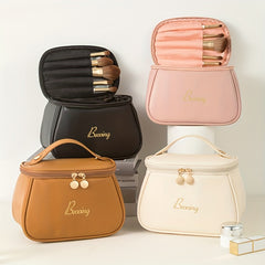 Portable Cosmetic Storage Bag Makeup Brush Organizer HandBag