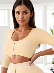  Sports Underwear Women's Front Closure Long Sleeve