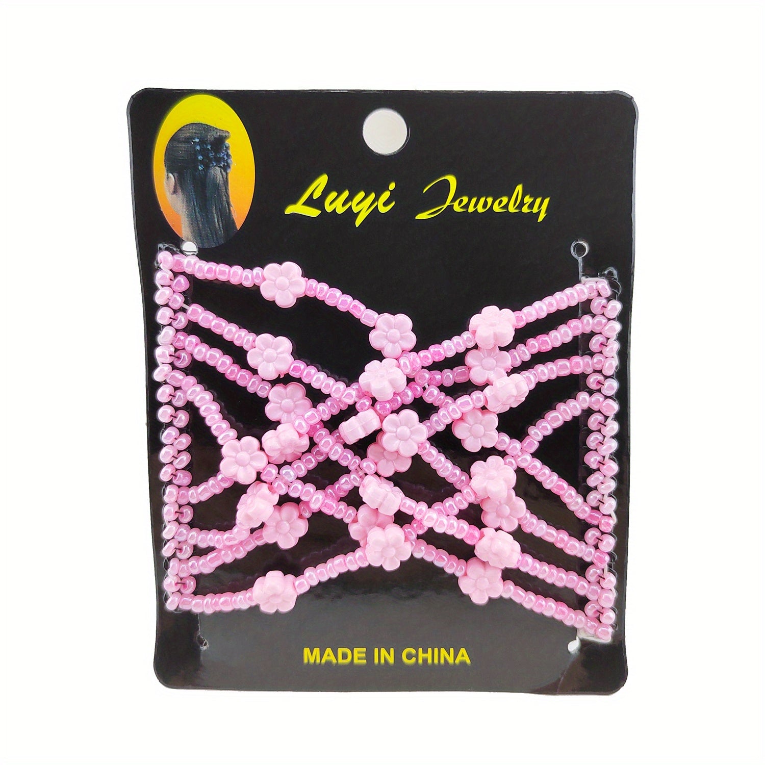 Vintage Beaded Hair Comb Clips for Women Girls