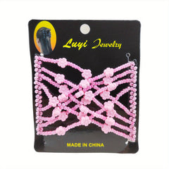 Vintage Beaded Hair Comb Clips for Women Girls